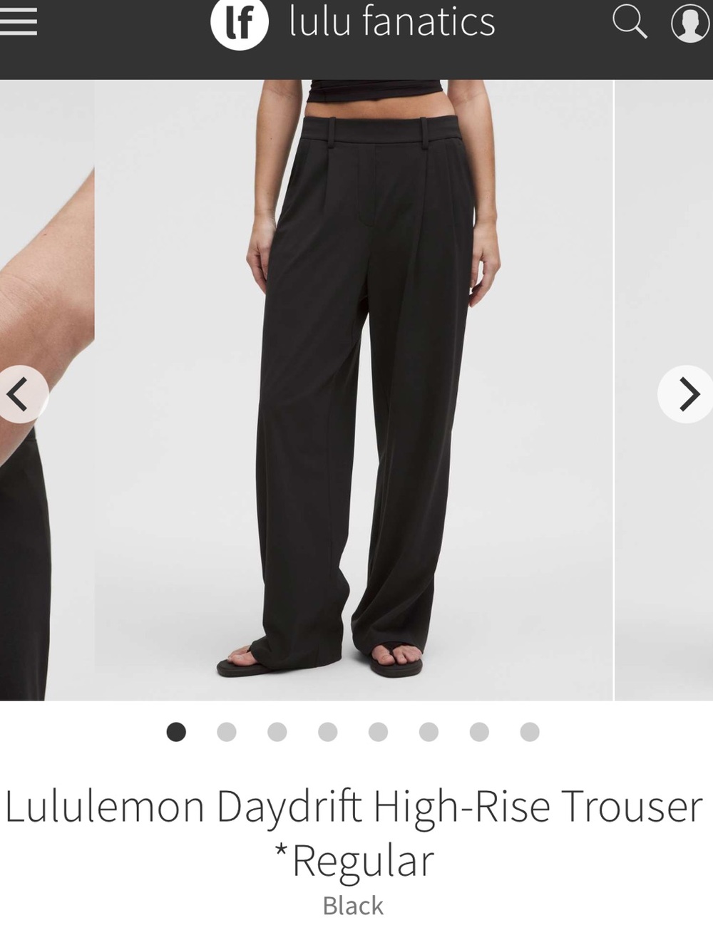 Lululemon Daydrift High-Rise Trouser *Regular Size L
